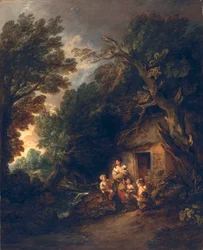 Puerta de una cabaña, hacia 1780